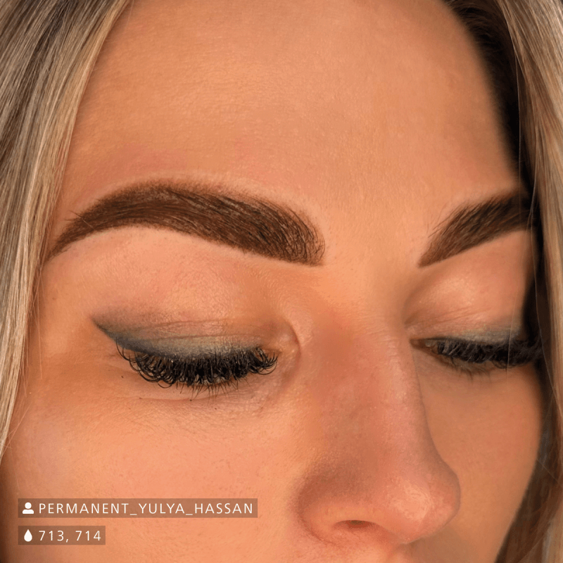 Swiss Color 714 Medium Brown Eyebrow Pigment - BVShop