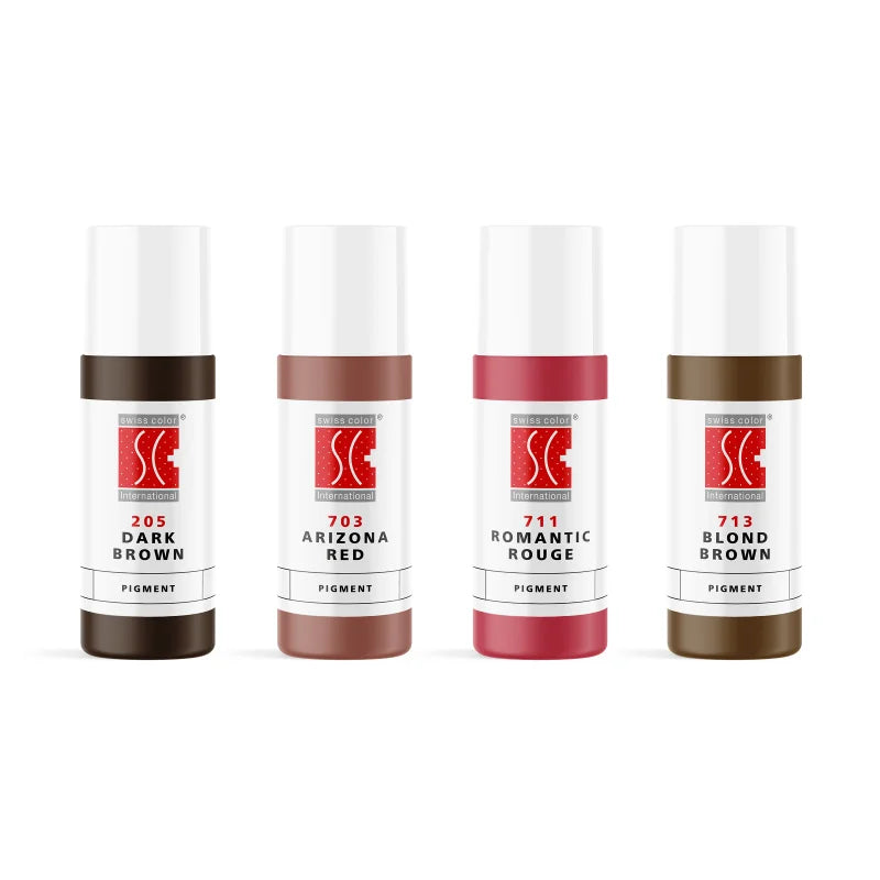Swiss Color Bestseller pigmentide komplekt 4 × 5ml