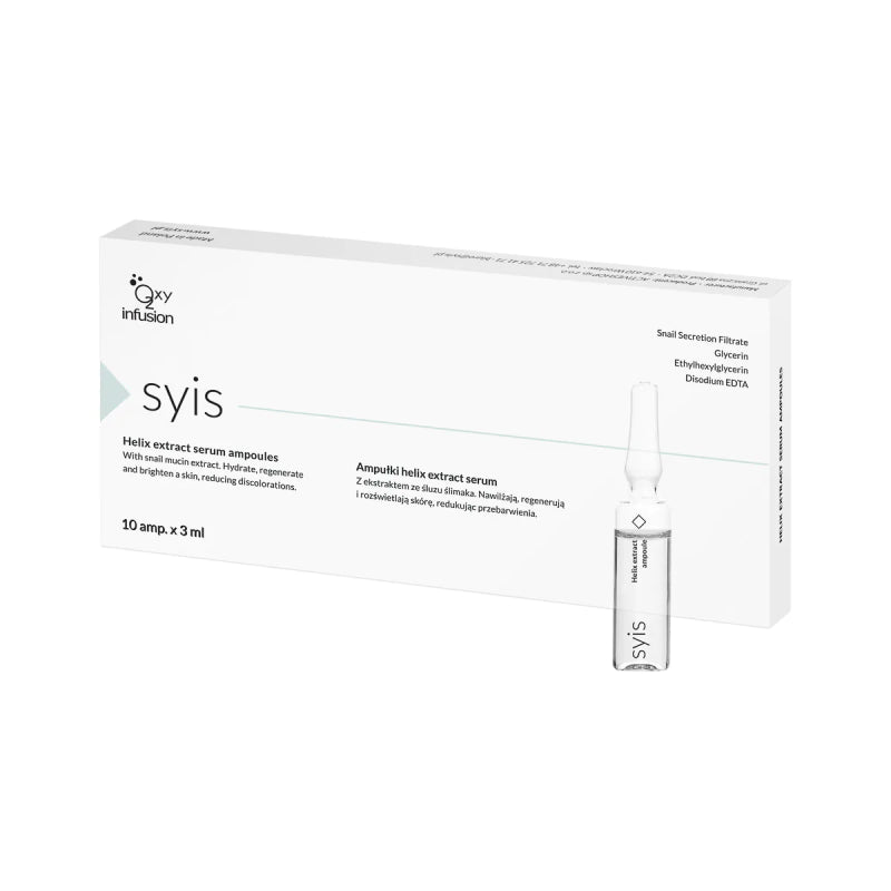 SYIS Ampoules with Snail Slime Helix Extract Serum 10x3ml - BVShop