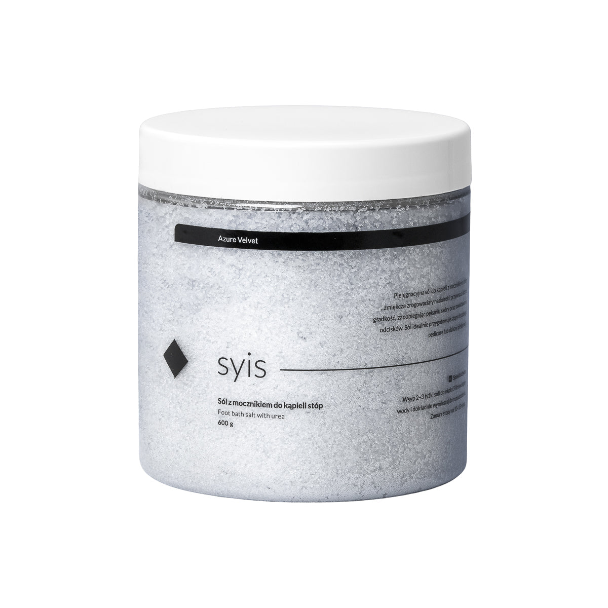 Syis Azure Velvet – foot bath salt with urea 600g - BVShop