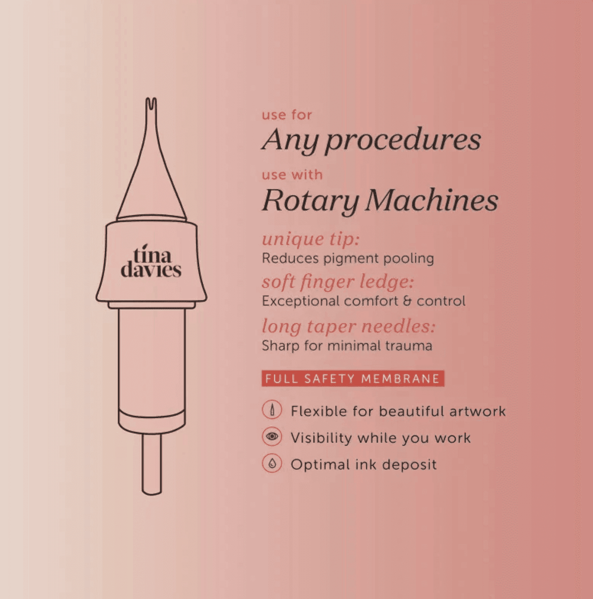 Tina Davies PIXL Shaped Curved Flat Cartridges - BVShop