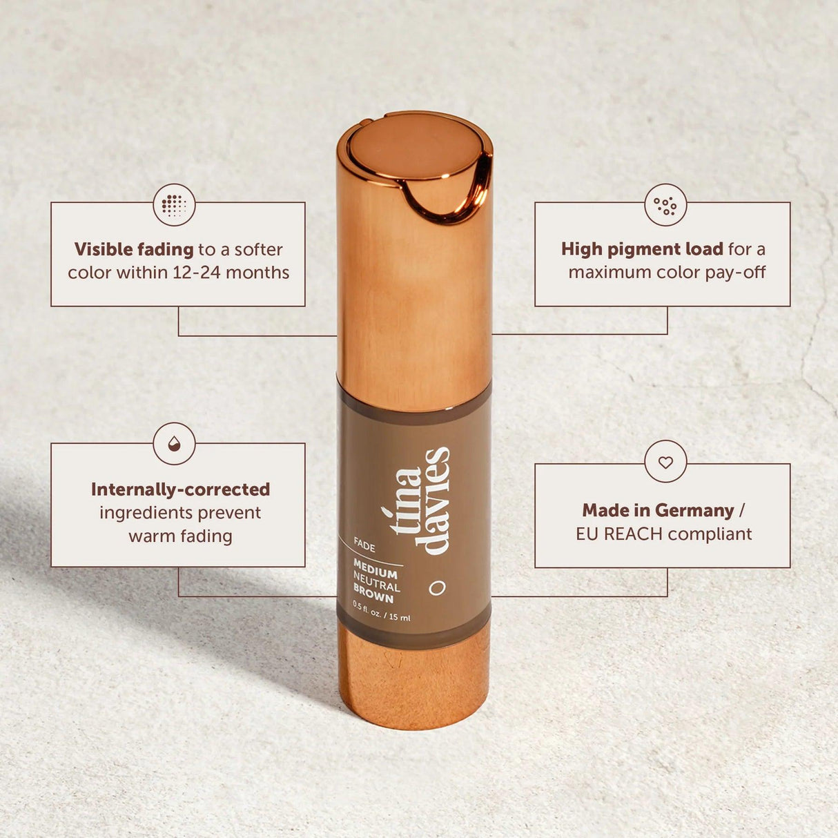 Tina Davies FADE Medium Neutral Brown Pigments 15ml - BVShop