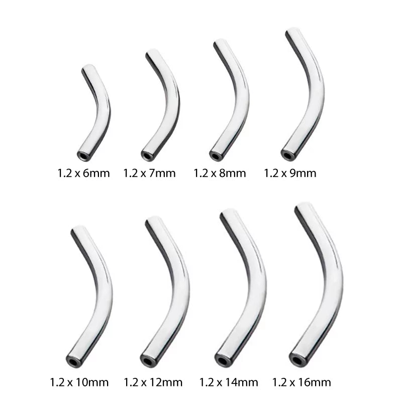 Titan kõver baarbell augustamiseks