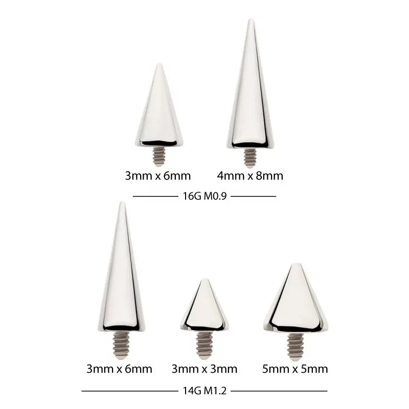 Titaanist augustus labret'i piikots