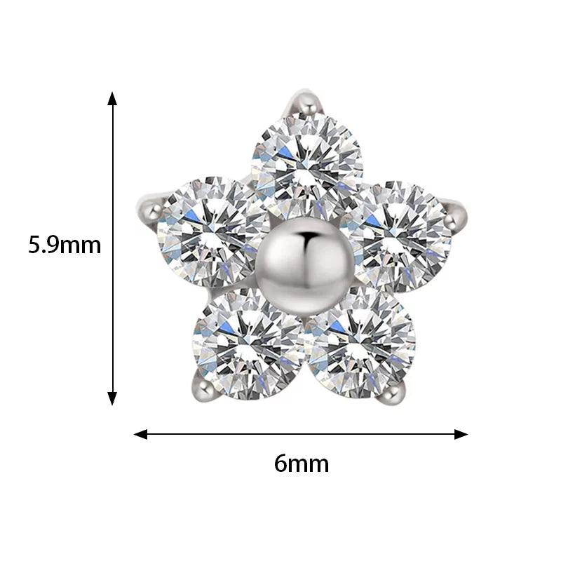 Titaaniumist sõrmus lillekujuline