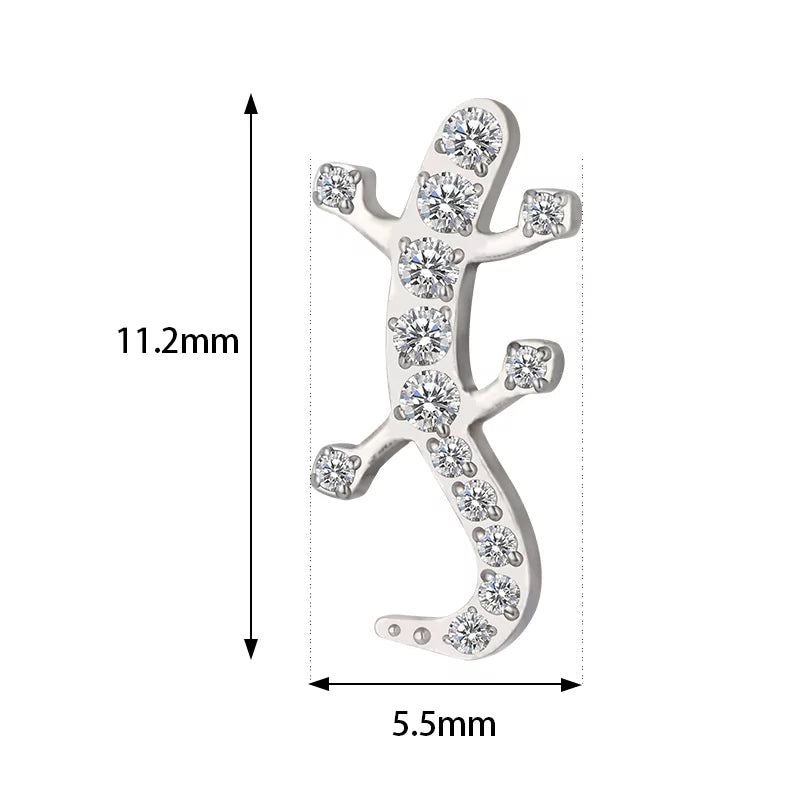 Titaanist sõrmus Gecko