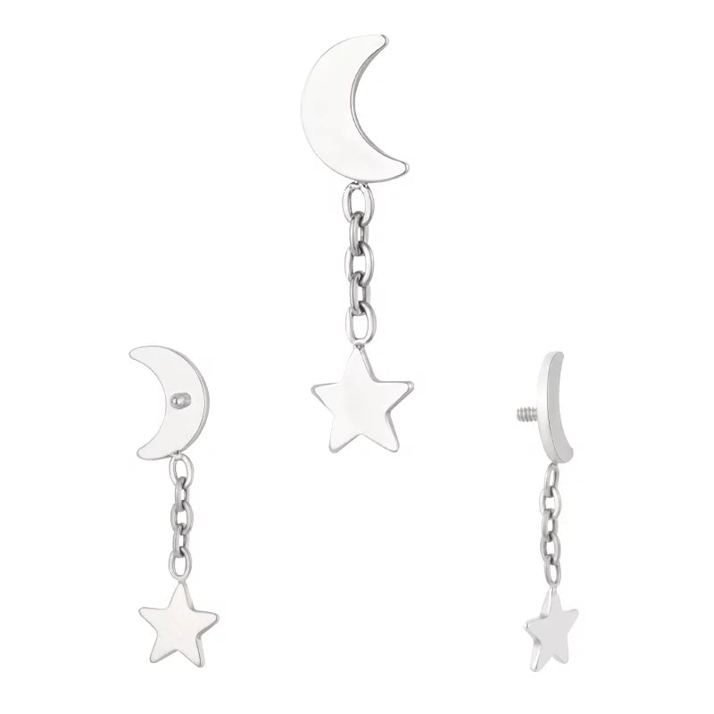 Titaanist sõrmus Moonstar