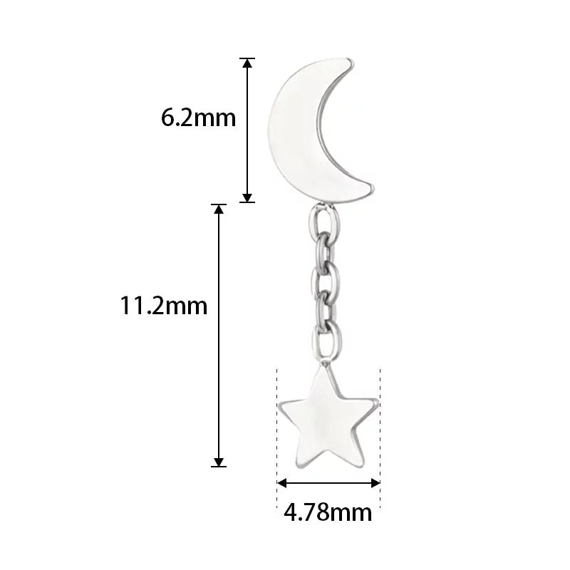 Titaanist sõrmus Moonstar