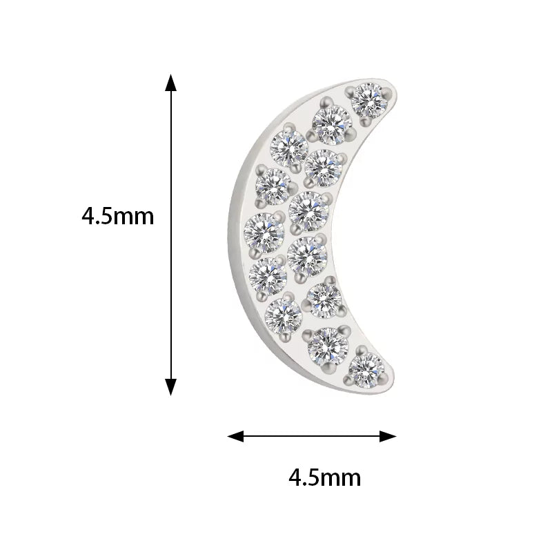 Titaansõrmus kaetud kuuga