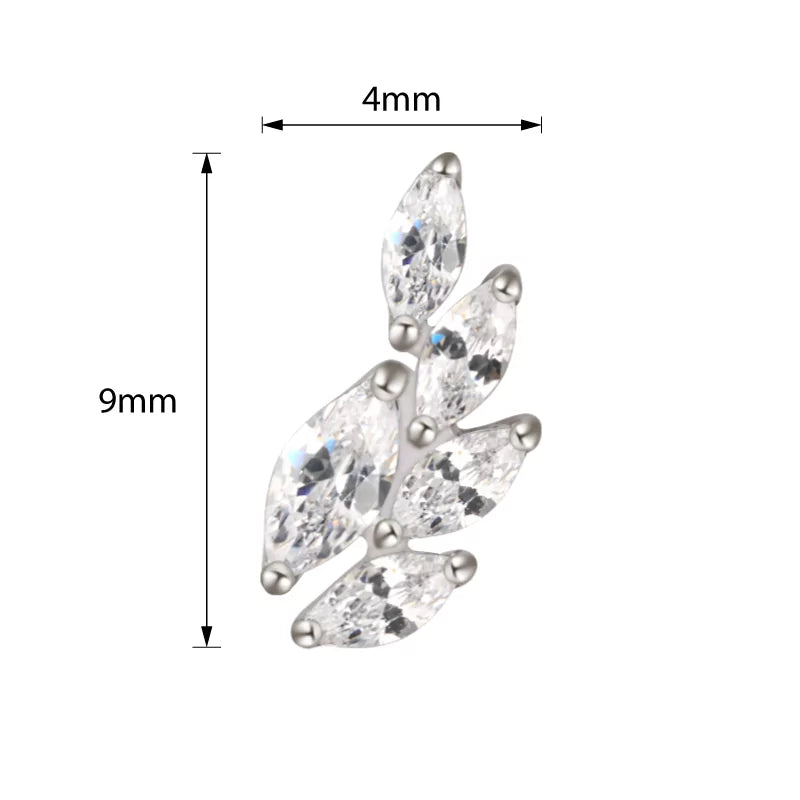 Titaanist sõrmus nisuõie kujuga