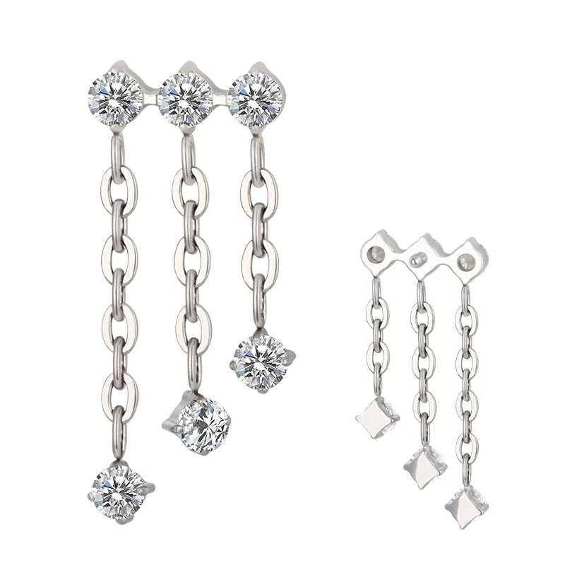 Titaanist kolmekordne rõngas Chian Dongle