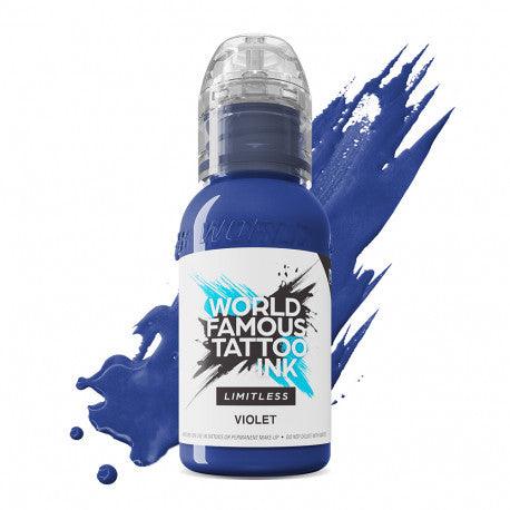 World Famous Limitless Tattoo Ink Violet 30ml - BVShop