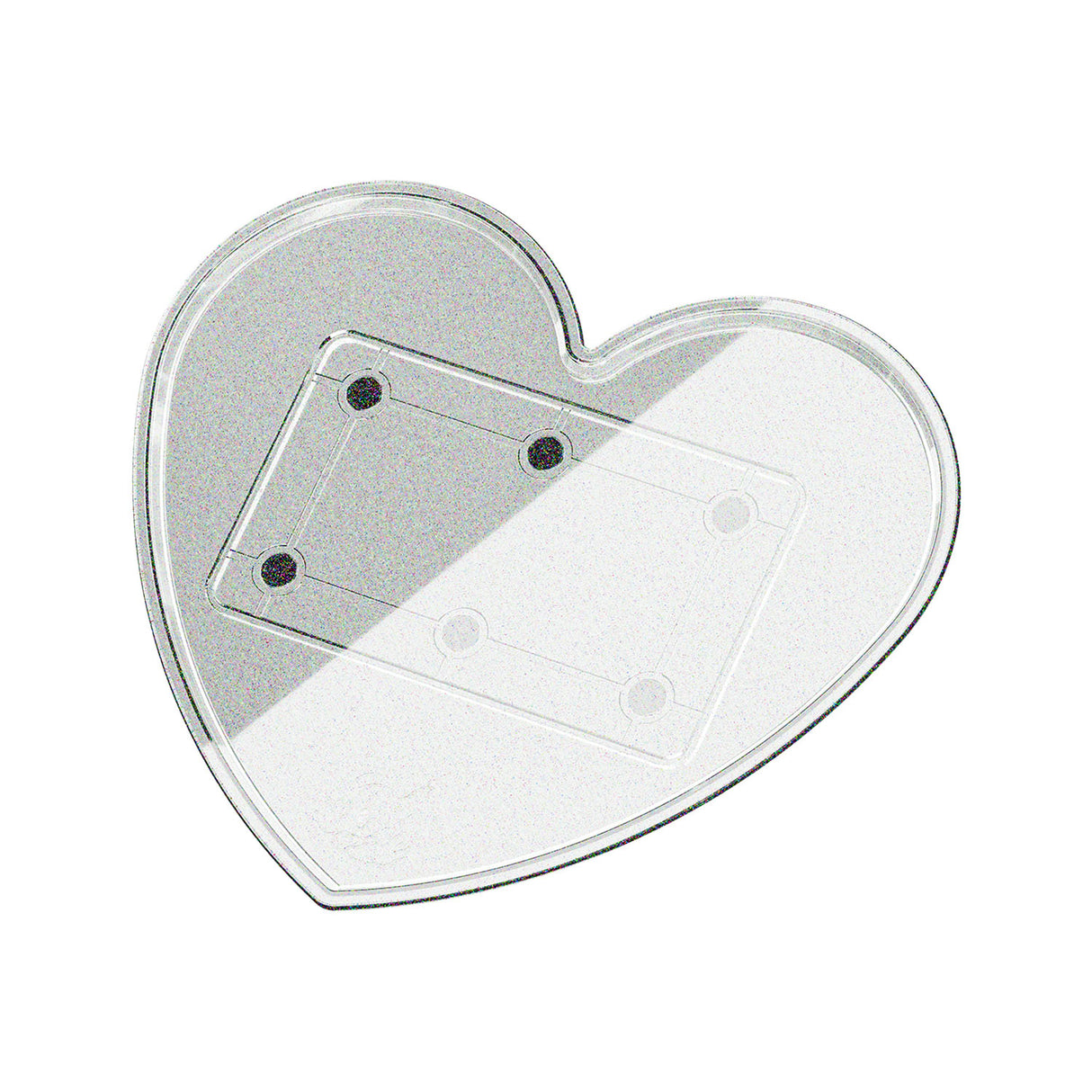 Ghost Heart Glitter Tray Top Travel Tray Base Full System - BVShop