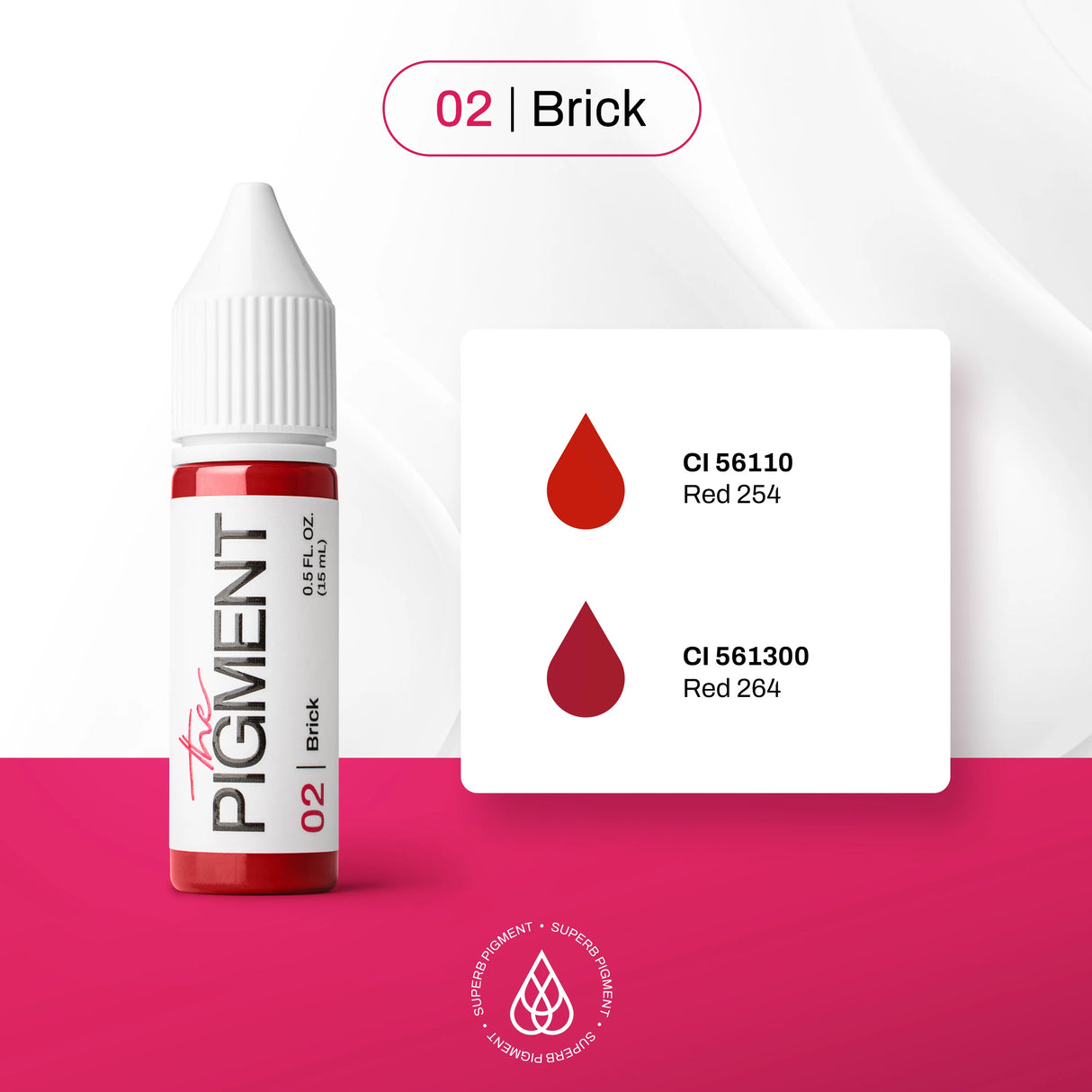 The Pigment 02 Brick Pigment (15ml)