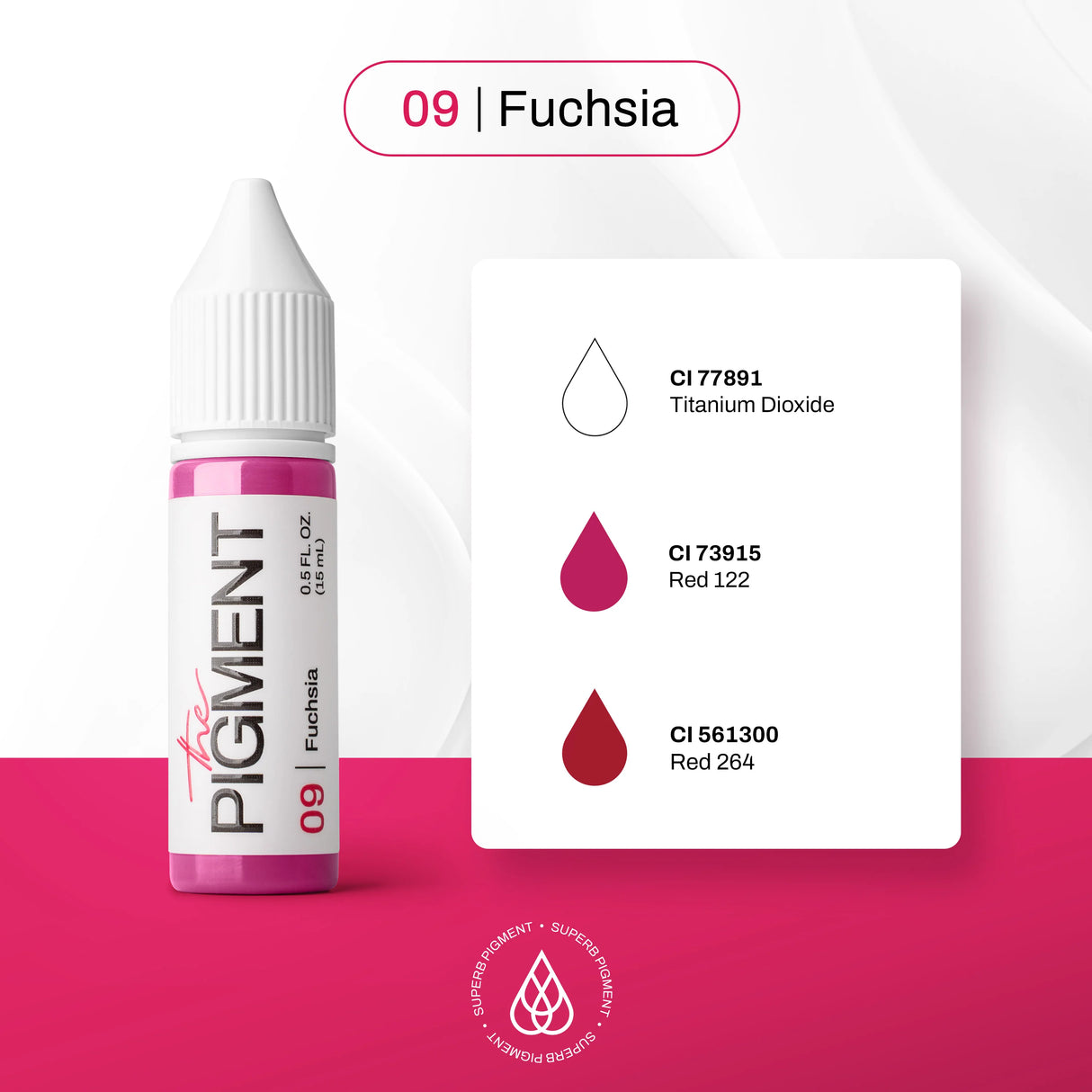 Pigment 09 fuksia pigment (15ml)