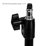 Professional salon ring lamp with adjustable angle