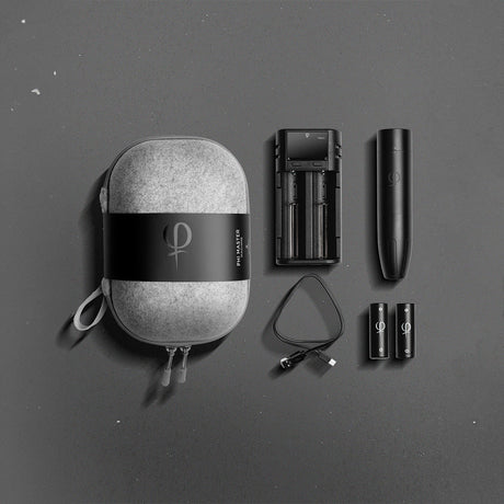 PhiAcademy Phi Master Wireless Machine — wireless machine, batteries and case contents