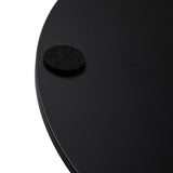 Gabbiano L010 black salon chair replacement base with mounting holes
