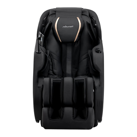 Black 3D Sakura Maximus 809 massage chair with ergonomic design and plush cushioning, showcasing its modern massage furniture features.