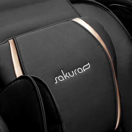 Black Sakura 3D Sakura Maximus 809 massage chair with ergonomic design and plush cushioning for full-body relaxation.