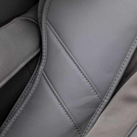 White and grey Sakura 3D Maximus massage chair with ergonomic design and plush upholstery, showcasing its modern massage furniture features.