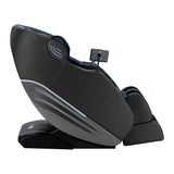 Sakura 3D Sakura Maximus massage chair in grey-blue with padded armrests and sleek modern design, showcasing its ergonomic structure.
