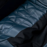 Grey-blue Sakura Maximus 3D massage chair showcasing plush upholstery and ergonomic design for full-body relaxation.