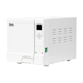 FOMOS Foster 8L Class B autoclave in white for professional sterilization