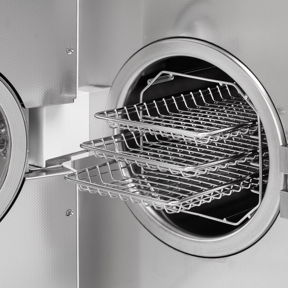 FOMOS Foster 12L autoclave side view white housing
