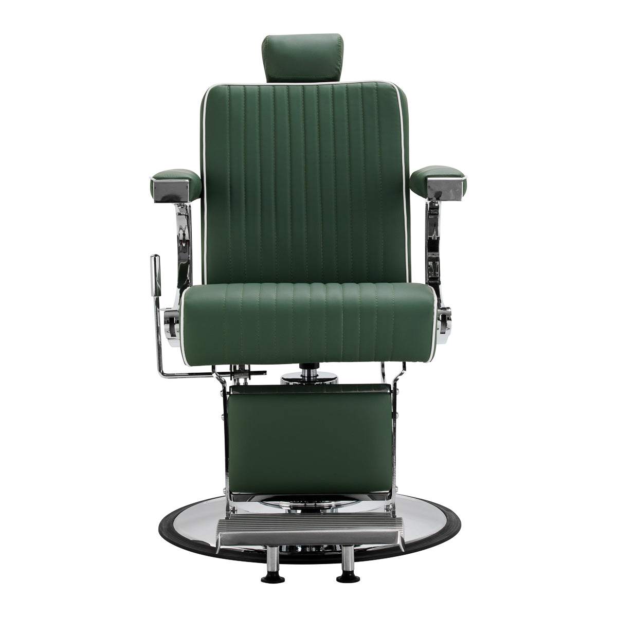 Gabbiano Visionerio barber chair green chrome frame - BVShop