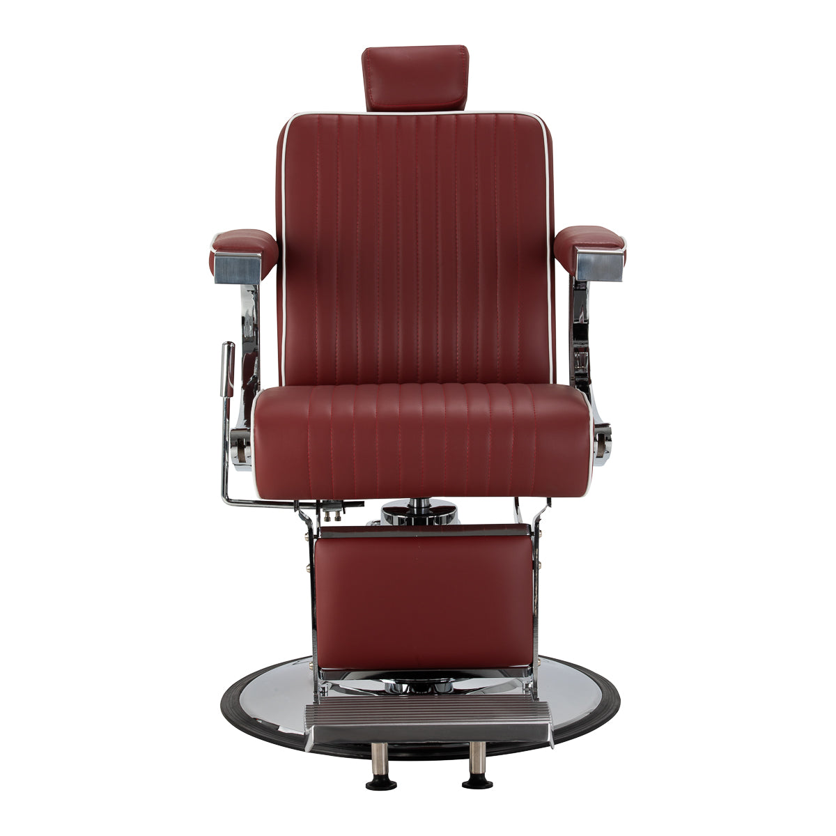 Gabbiano Visionerio barber chair red chrome frame - BVShop