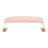 Pink Manicure Support Momo 7-M, professional beauty salon furniture for nail treatments, shown in a well-lit salon setting.