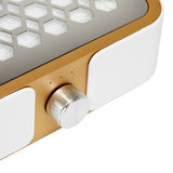 White and gold MOMO Dust Absorber P30 60W with sleek design, showing the modern, compact air purifier in a clean setting.