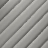 Gabbiano Levi barber chair in grey with black frame, barbershop furniture with cushioned seat and backrest, professional styling chair