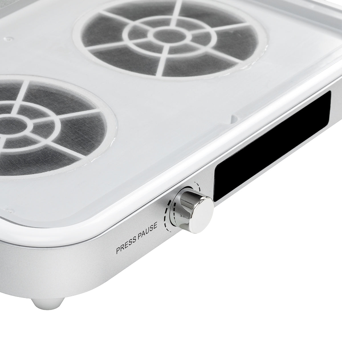 MOMO P35 magnetic silver front panel for quick cassette filter access