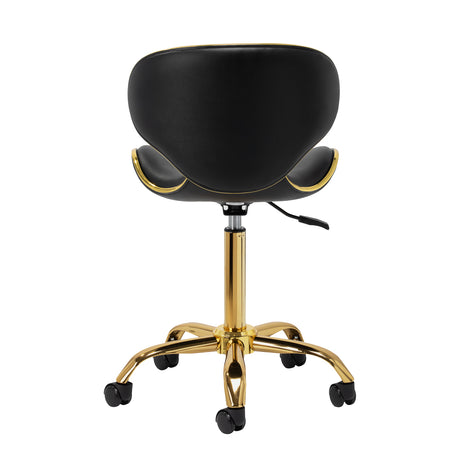 Gabbiano cosmetic stool Q-4599G black V2 - BVShop