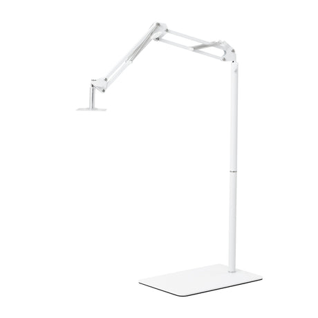 GLOW reguleeritav UV/LED-pediküürilambi alus – Valge; liigendhoob, teine asend