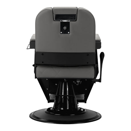Gabbiano Bruno barber chair hydraulic base and black round foot
