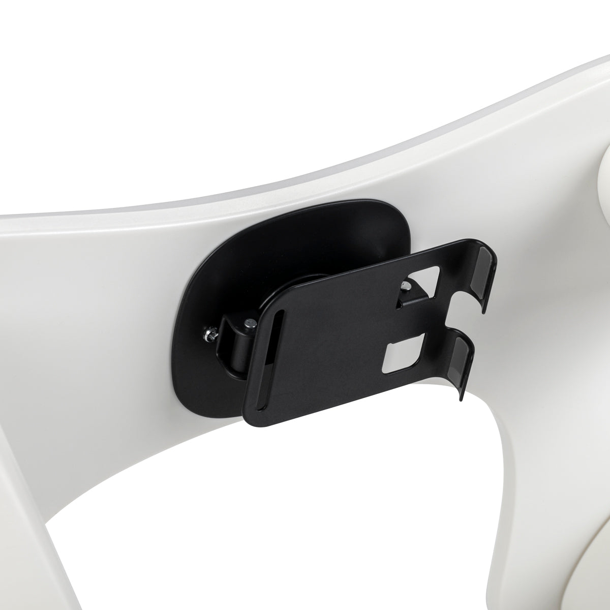 MOMO grey nail salon armrest with foldable phone holder