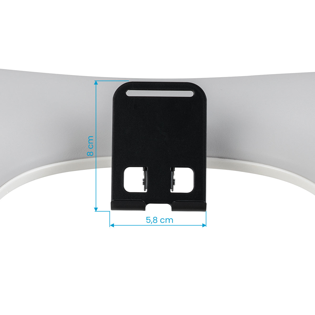 MOMO Croissant grey manicure armrest and phone holder