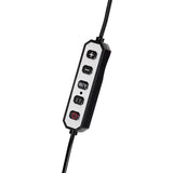 MOMO MX6 phone holder mounted on professional curved LED salon lamp