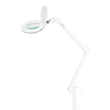 Elegante 6031 mobile magnifying lamp on wheeled salon stand