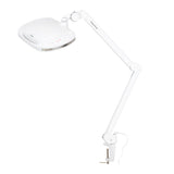 Elegante 6030 clamp-mounted magnifying lamp for salon workstations
