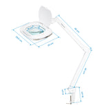 Elegante 6030 professional magnifying lamp with tabletop clamp mount