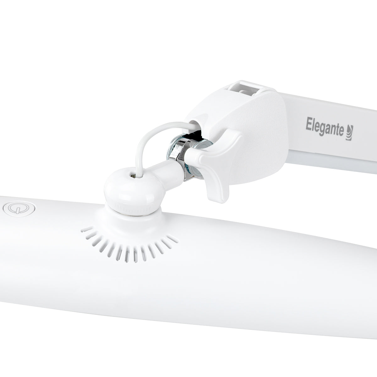 Elegante clamp-mounted LED desk lamp for professional salon work