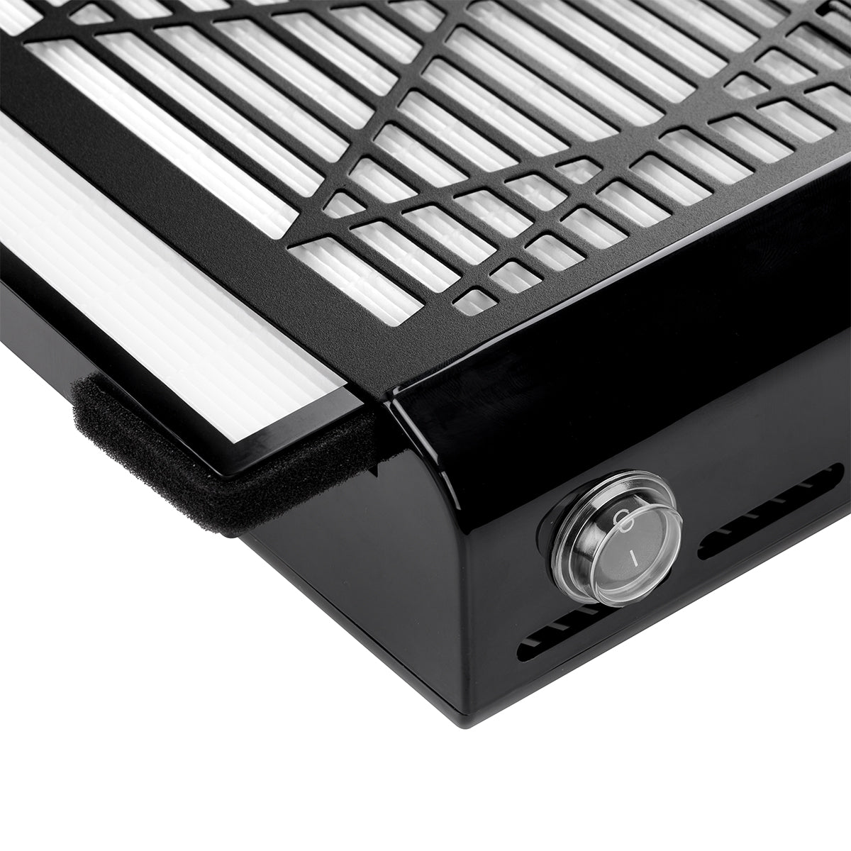 Compact MOMO J-23 nail dust collector for professional workstations