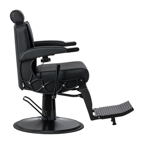 Gabbiano Continental Massaažiga Barberitool – Must · Külgvaade
