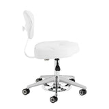 Azzurro 156-F salon stool with adjustable backrest – rear view