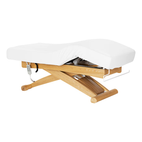 Sillon Siesta Elektriline SPA-Lamats – Valge, Helepruun Alus · Üldvaade