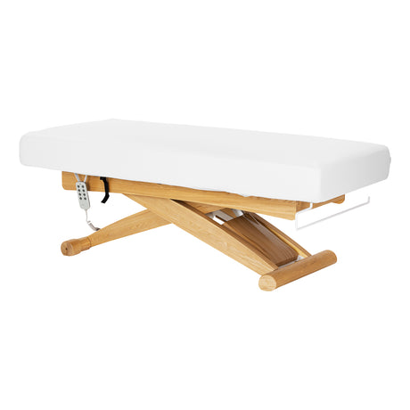 Sillon Siesta Elektriline SPA-Lamats – Valge, Helepruun Alus · Üldvaade